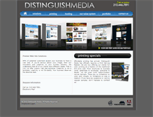 Tablet Screenshot of distinguishmedia.com